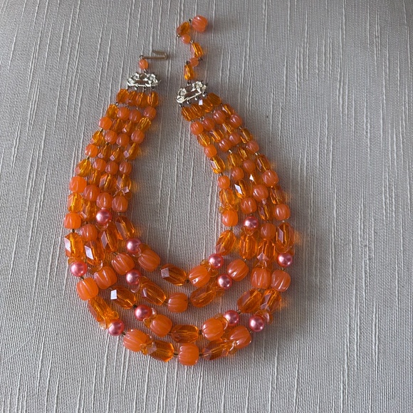 Vintage West Germany Necklace and Earrings Set - Picture 6 of 10